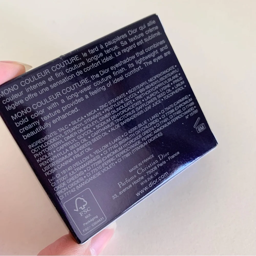 Dior velvet shadow mirrored compact